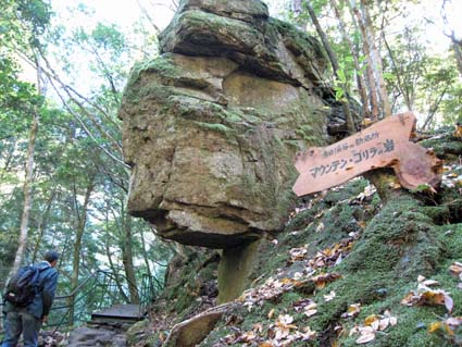 赤目四十八滝（マウンテンゴリラ岩）　日本漢文の世界 kambun.jp