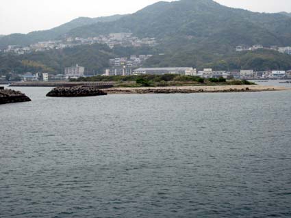 福良港の洲崎　日本漢文の世界