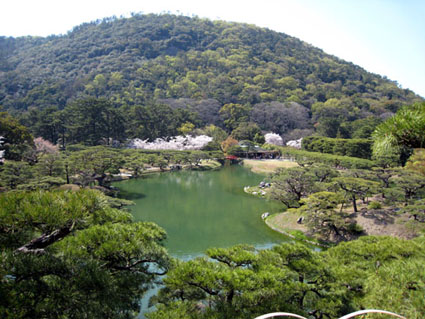 栗林公園芙蓉峰