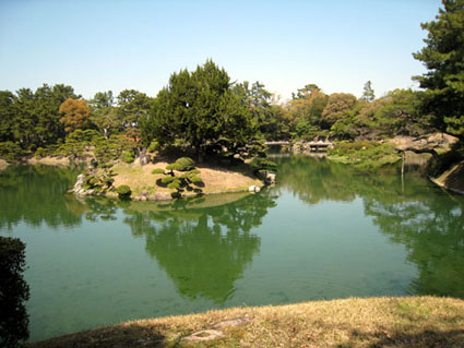 栗林公園天女島