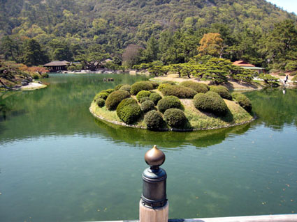 栗林公園杜鵑嶼
